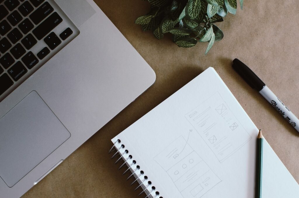 white paper document on white table